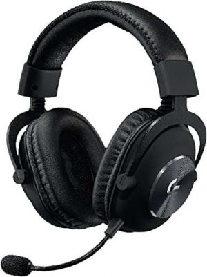 Logitech G PRO X Wireless Lightspeed Gaming Headset, Blue VO!CE Mic Filter Tech, 50 mm PRO-G Drivers, DTS Headphone:X 2.0 Surround Sound, Memory…