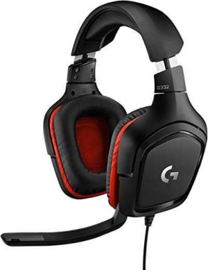 Logitech G332 Wired Gaming Headset, Rotating Leatherette Ear Cups, 3.5 mm Audio Jack, Flip-to-Mute Mic, Lightweight for PC,Xbox One,Xbox Series…