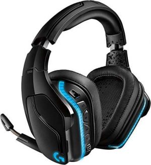 Logitech G935 Wireless DTS:X 7.1 Surround Sound LIGHTSYNC RGB PC Gaming Headset – Black/Blue