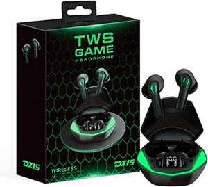 Wireless Gaming Headset, Real Game in-Ear Headset, Bluetooth Headset Touch Control, 10m Effective Connection, Headset Noise Reduction and Own LED…