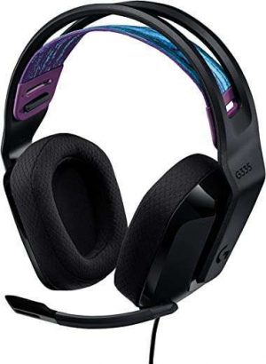 Logitech G335 Wired Gaming Headset, with Flip to Mute Microphone, 3.5mm Audio Jack, Memory Foam Earpads, Lightweight, Compatible with PC,…