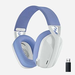 Logitech G435 LIGHTSPEED and Bluetooth Wireless Gaming Headset – Lightweight over-ear headphones, built-in mics, 18h battery, compatible with Dolby…