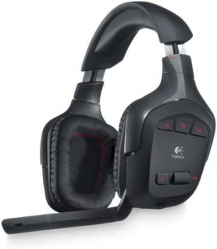 Logitech Wireless Gaming Headset G930 with 7.1 Surround Sound, Wireless Headphones with Microphone