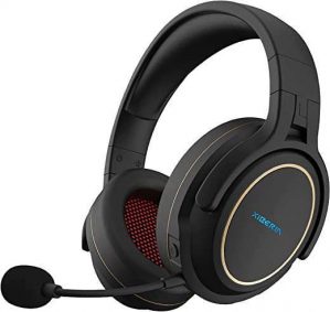 Wireless Gaming Headset PS5 PS4 – Wireless Headset for Computer,5.8GHz,Over Ear Headphones Noise-canceling mic,3D Surround Sound, 3.5mm Jack Wired…