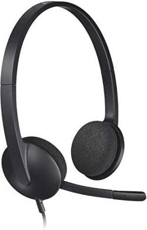 Logitech USB Headset H340, Stereo, USB Headset for Windows and Mac – Black