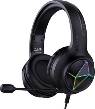 Noise Canceling Gaming Headphones Edonka Gaming Headset X35,RGB Light,7.1