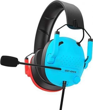SENZER SG500 Gaming Headset for PS5 PS4 Xbox, Surround Sound Headset with Noise Canceling Microphone – Detachable Memory Foam Ear Pads Portable…