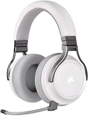 Corsair Virtuoso RGB Wireless Gaming Headset – High-Fidelity 7.1 Surround Sound w/Broadcast Quality Microphone – Memory Foam Earcups – 20 Hour…