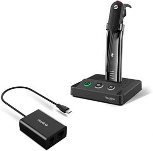 Yealink WH63 Wireless Headset with EHS60 Adapter DECT Headset Teams Zoom Certified Headset Compatible for Cisco Avaya Poly Grandstream IP VoIP…